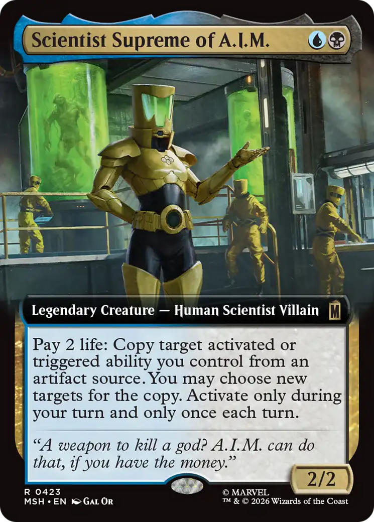 Scientist Supreme of A.I.M. (Extended Art) [Marvel Super Heroes] Foil