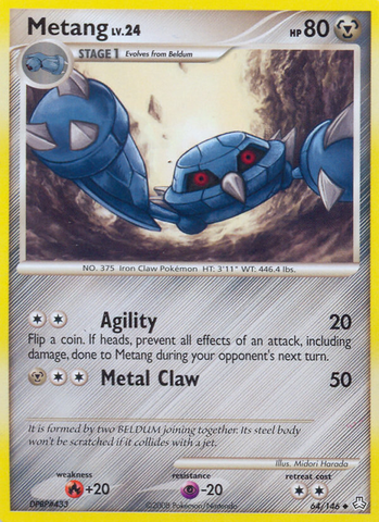 Metang (64/146) [Diamond & Pearl: Legends Awakened] Reverse Holofoil