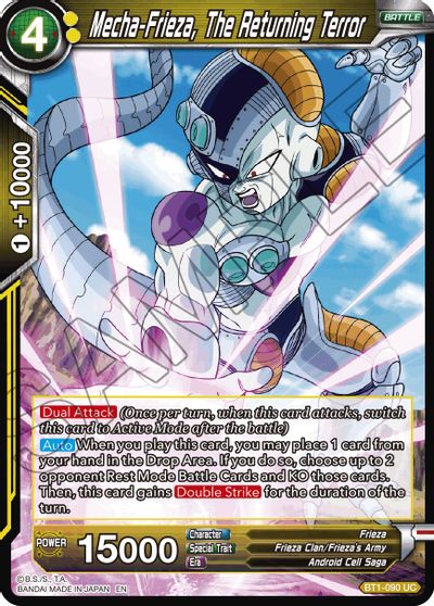 Mecha-Frieza, The Returning Terror (Reprint) (BT1-090) [Battle Evolution Booster] Parallel Foil