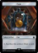 Copy // Clue (0023) Double-Sided Token [Doctor Who Tokens] Foil