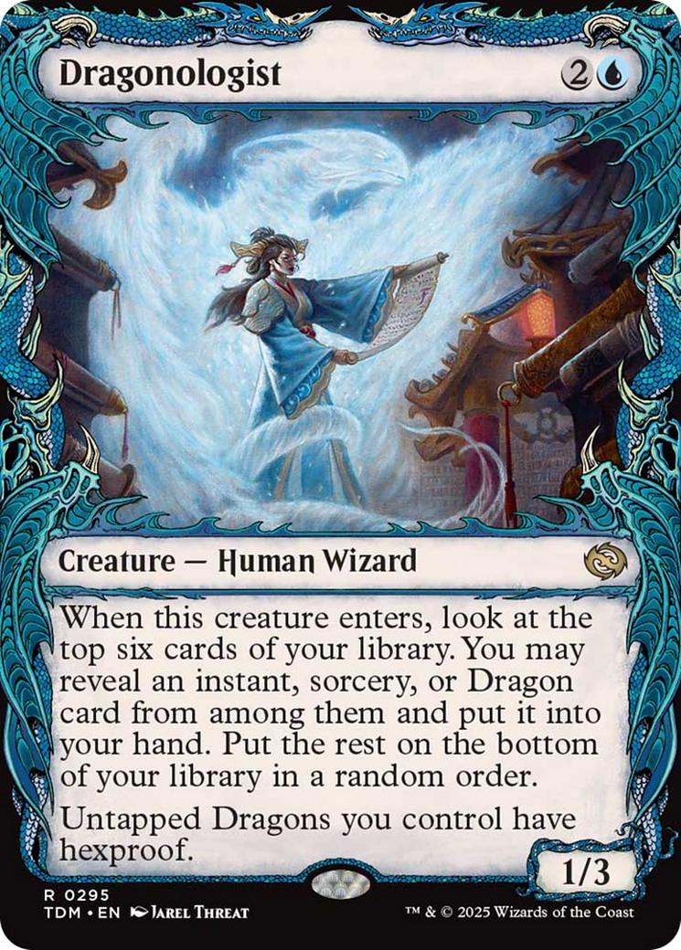 Dragonologist (Showcase) [Tarkir: Dragonstorm] Foil