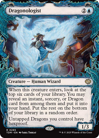 Dragonologist (Showcase) [Tarkir: Dragonstorm] Foil