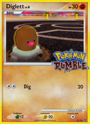 Diglett (11/16) [Pokémon Rumble] Holofoil