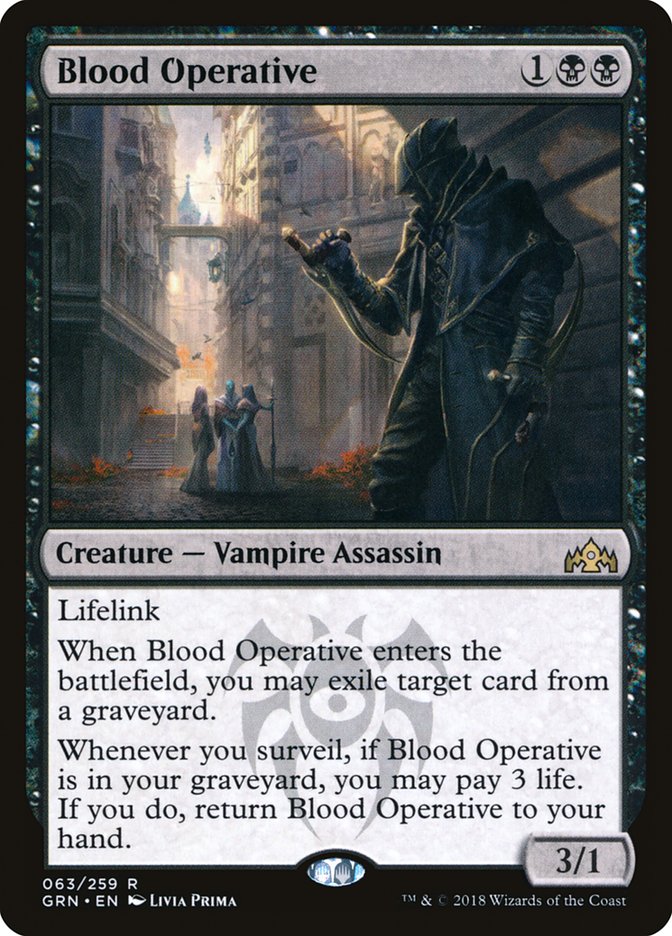 Blood Operative [Guilds of Ravnica] Foil