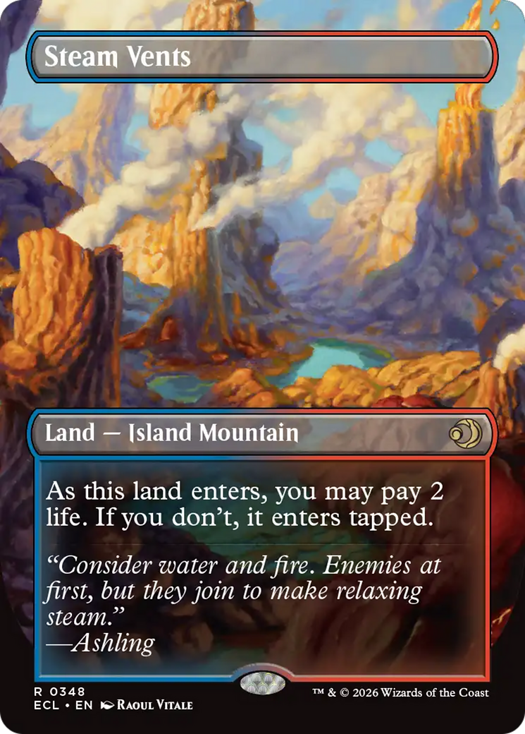 Steam Vents (Borderless) [Lorwyn Eclipsed] Foil