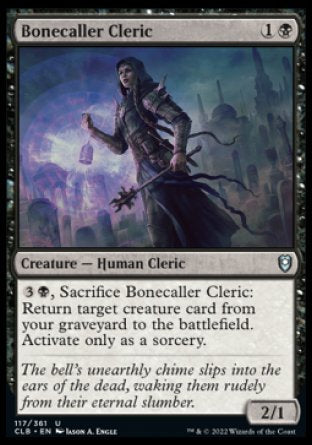 Bonecaller Cleric [Commander Legends: Battle for Baldur's Gate] Foil