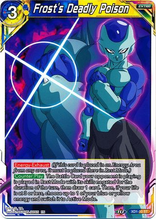 Frost's Deadly Poison (XD1-10) [Assault of the Saiyans] Parallel Foil