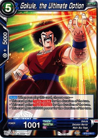 Gokule, the Ultimate Option (BT6-038) [Destroyer Kings] Parallel Foil