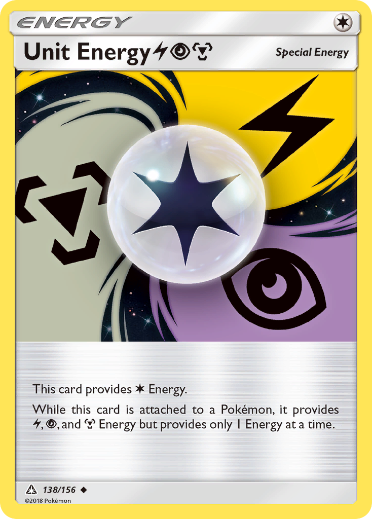 Unit Energy (138/156) (Lightning, Psychic, Metal) [Sun & Moon: Ultra Prism] Reverse Holofoil