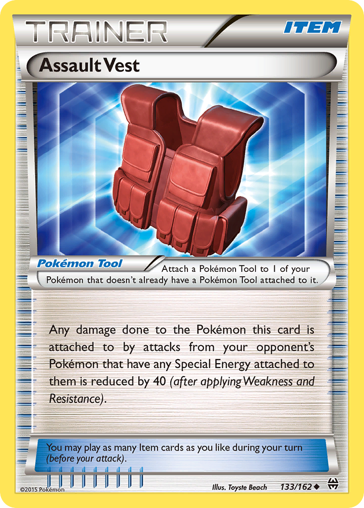 Assault Vest (133/162) [XY: BREAKthrough] Reverse Holofoil