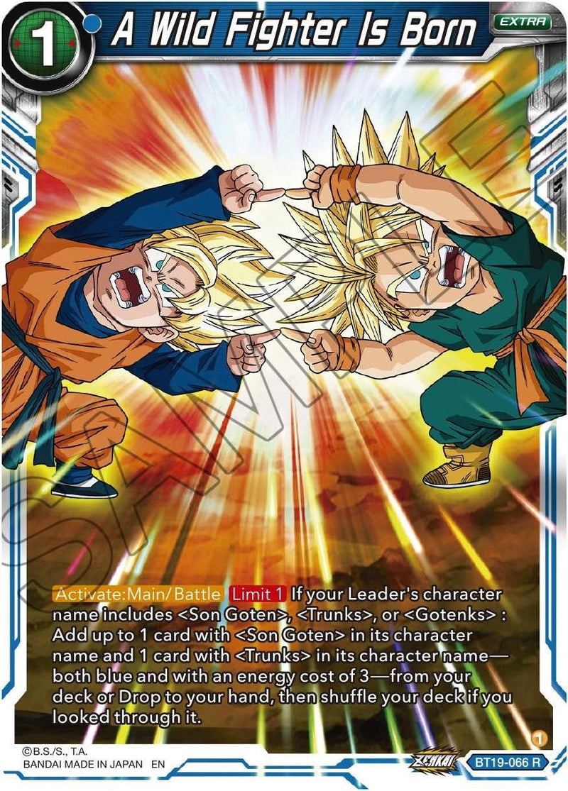 A Wild Fighter Is Born (BT19-066) [Fighter's Ambition] Parallel Foil