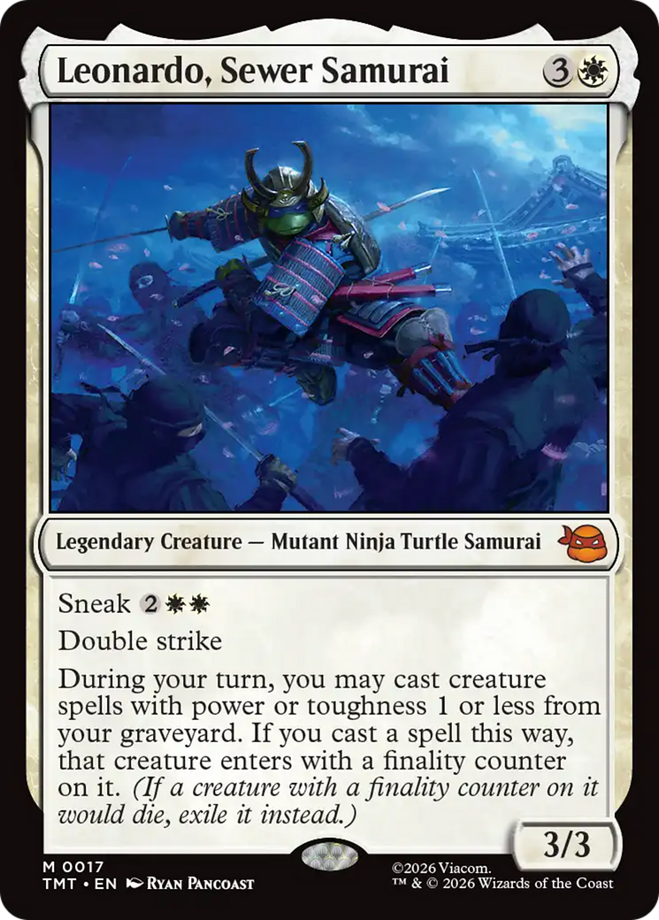 Leonardo, Sewer Samurai [Teenage Mutant Ninja Turtles] Foil