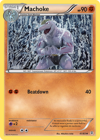 Machoke (41/83) [XY: Generations] Reverse Holofoil