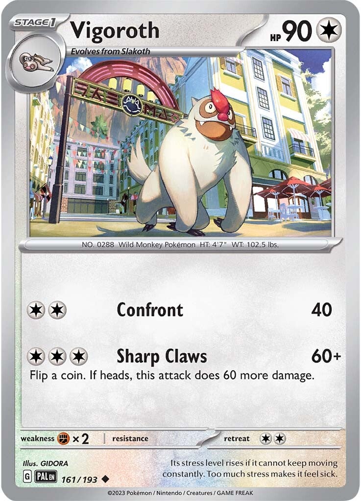 Vigoroth (161/193) [Scarlet & Violet: Paldea Evolved] Reverse Holofoil
