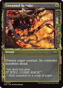 Unwanted Remake (Showcase) [Duskmourn: House of Horror] Foil