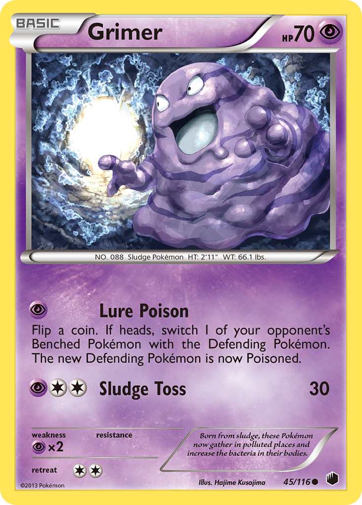 Grimer (45/116) [Black & White: Plasma Freeze] Reverse Holofoil