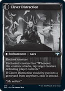Distracting Geist // Clever Distraction [Innistrad: Double Feature] Foil
