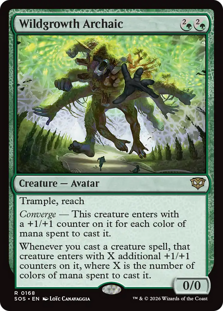 Wildgrowth Archaic [Secrets of Strixhaven] Foil