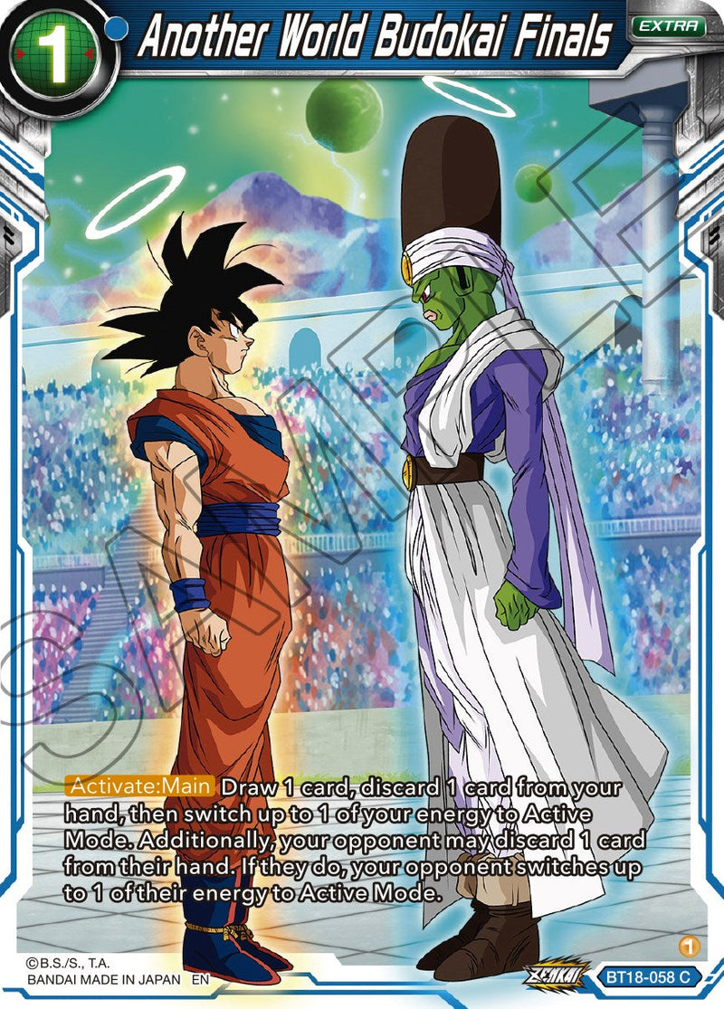 Another World Budokai Finals (BT18-058) [Dawn of the Z-Legends] Parallel Foil