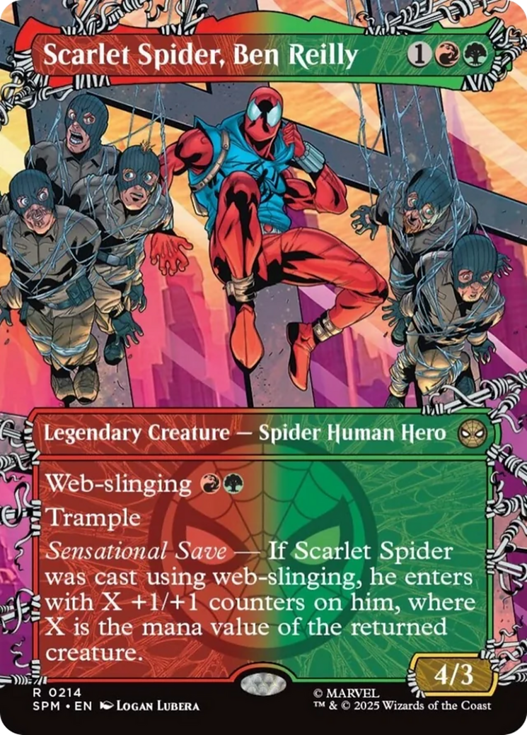 Scarlet Spider, Ben Reilly (Borderless) [Marvel's Spider-Man] Foil