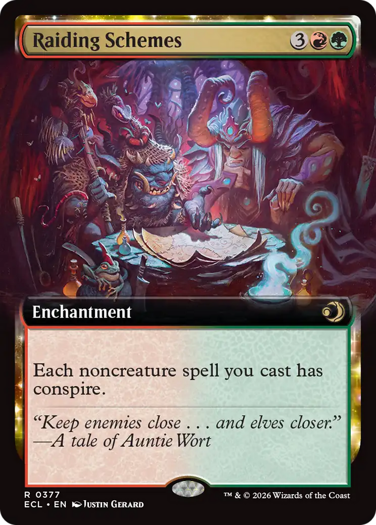 Raiding Schemes (Extended Art) [Lorwyn Eclipsed] Foil