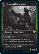 Ulvenwald Oddity // Ulvenwald Behemoth [Innistrad: Double Feature] Foil
