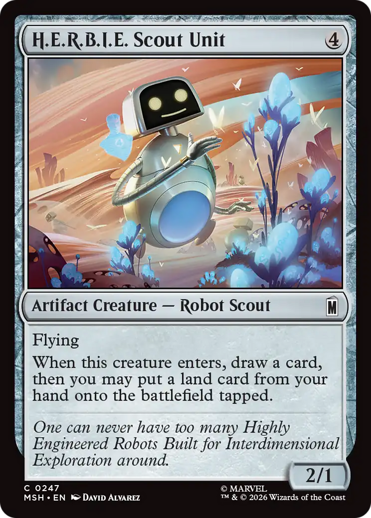 H.E.R.B.I.E. Scout Unit [Marvel Super Heroes] Foil
