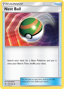 Nest Ball (123/149) [Sun & Moon: Base Set] Reverse Holofoil