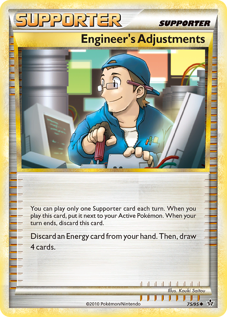 Engineer's Adjustments (75/95) [HeartGold & SoulSilver: Unleashed] Reverse Holofoil