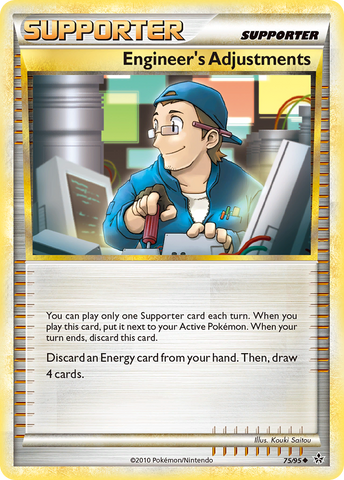Engineer's Adjustments (75/95) [HeartGold & SoulSilver: Unleashed] Reverse Holofoil