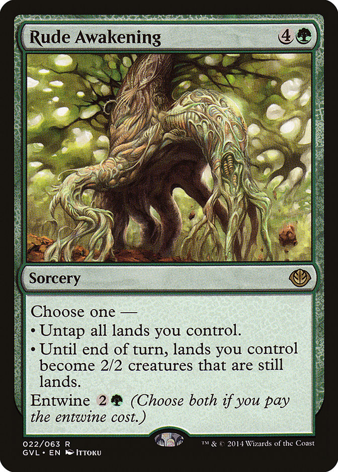Rude Awakening (Garruk vs. Liliana) [Duel Decks Anthology] Foil