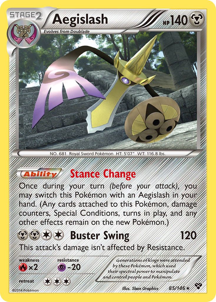 Aegislash (85/146) [XY: Base Set] Reverse Holofoil