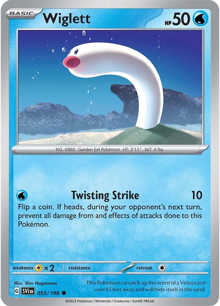 Wiglett (055/198) [Scarlet & Violet: Base Set] Reverse Holofoil