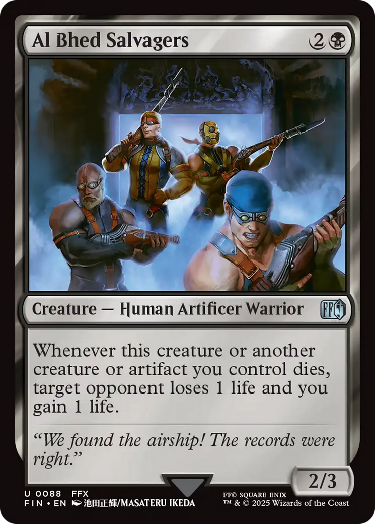 Al Bhed Salvagers [FINAL FANTASY] Foil