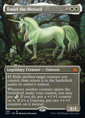 Emiel the Blessed (Borderless Alternate Art) [Double Masters 2022] Foil