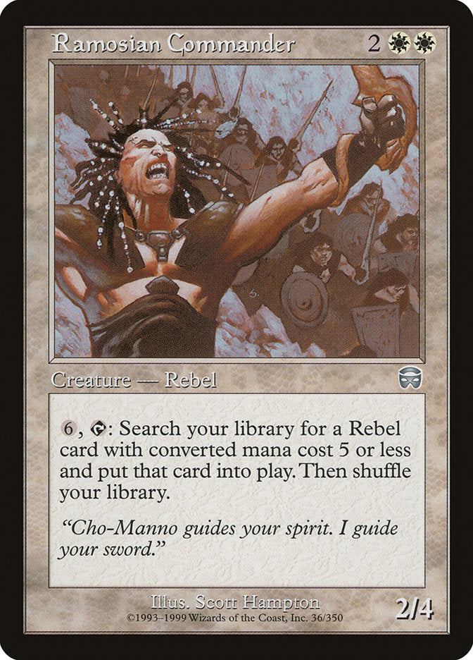 Ramosian Commander [Mercadian Masques] Foil