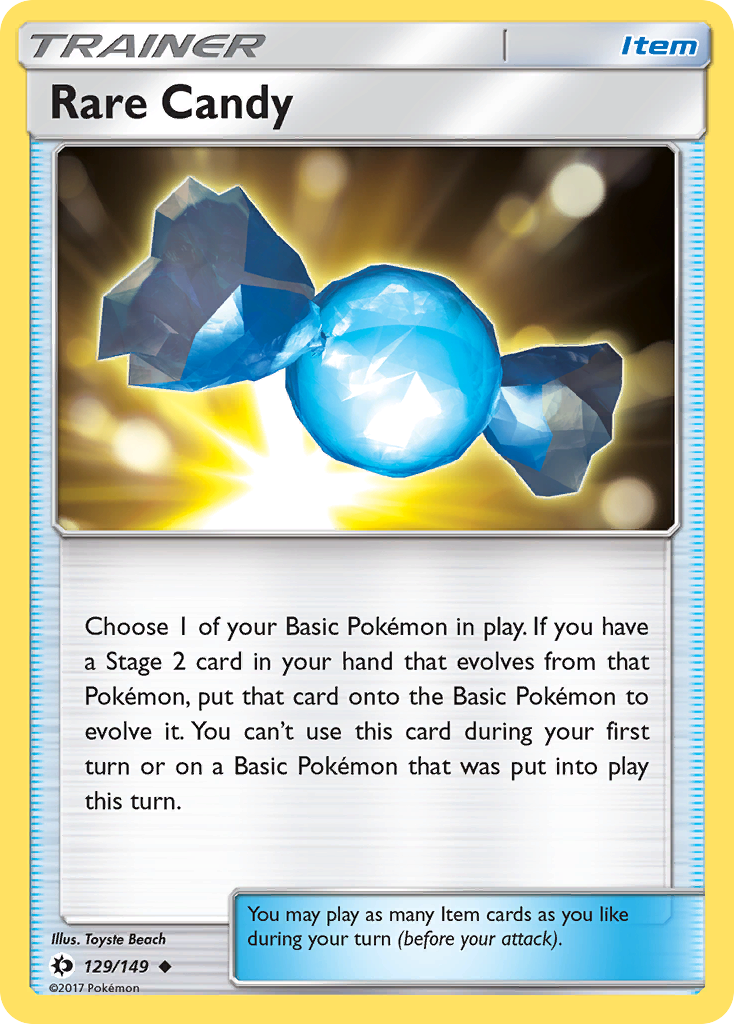 Rare Candy (129/149) [Sun & Moon: Base Set] Reverse Holofoil