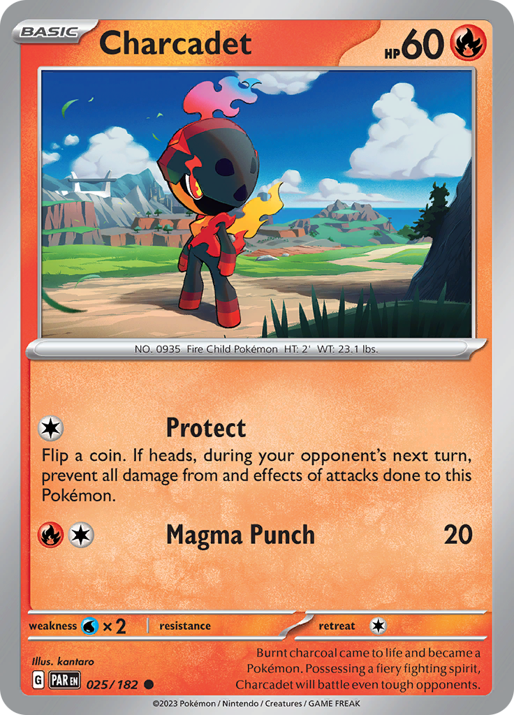 Charcadet (025/182) [Scarlet & Violet: Paradox Rift] Reverse Holofoil