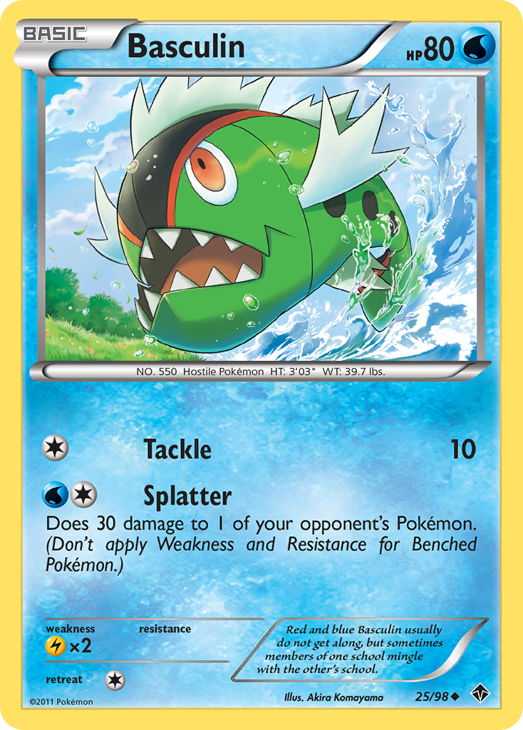 Basculin (25/98) [Black & White: Emerging Powers] Reverse Holofoil