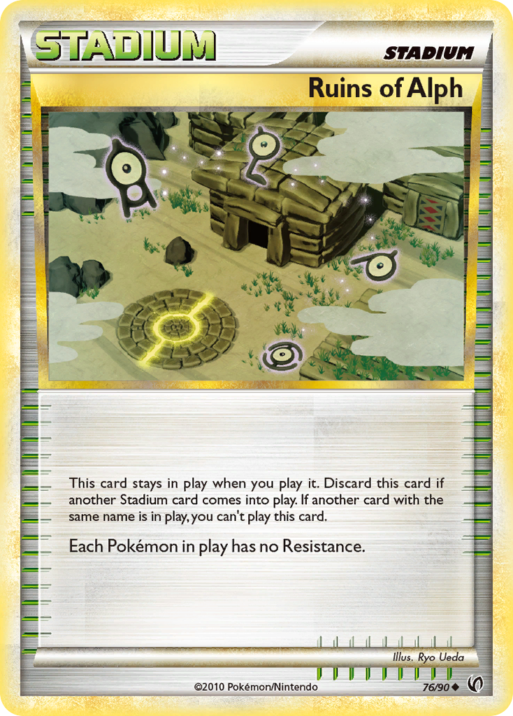 Ruins of Alph (76/90) [HeartGold & SoulSilver: Undaunted] Reverse Holofoil