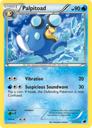 Palpitoad (25/116) [Black & White: Plasma Freeze] Reverse Holofoil
