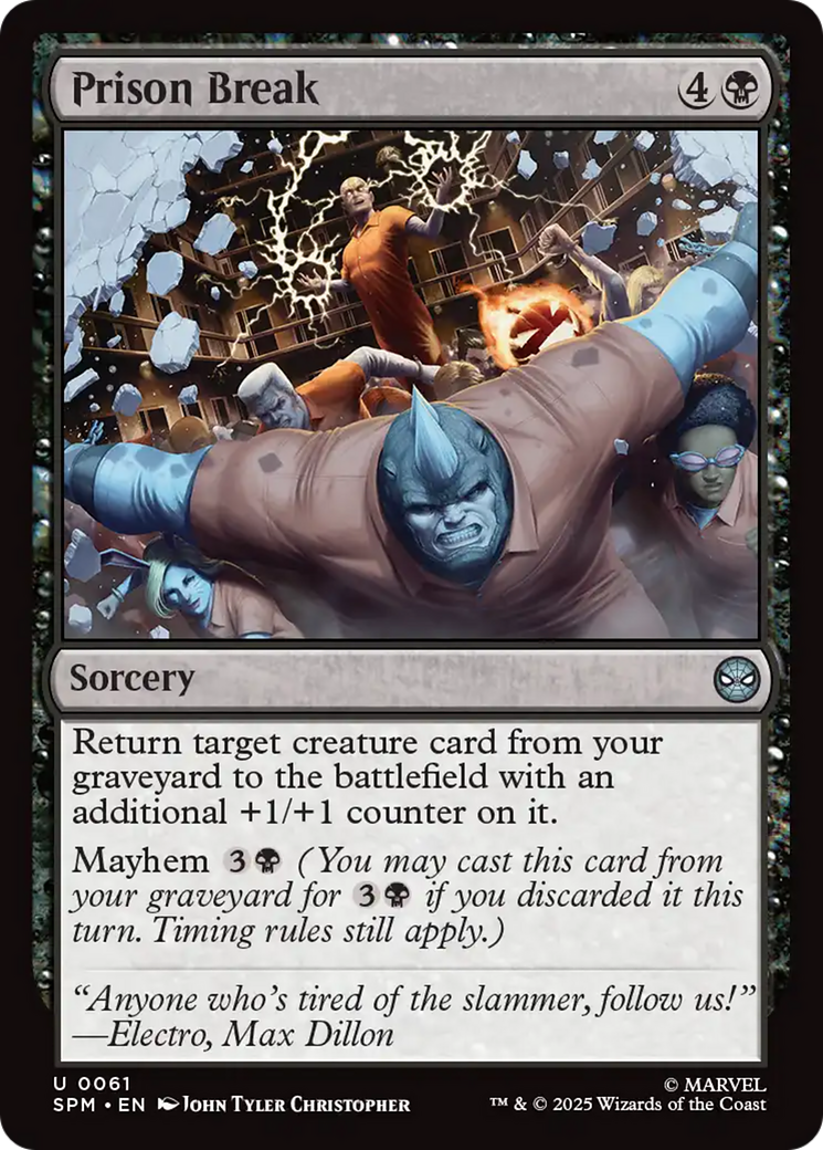 Prison Break [Marvel's Spider-Man] Foil