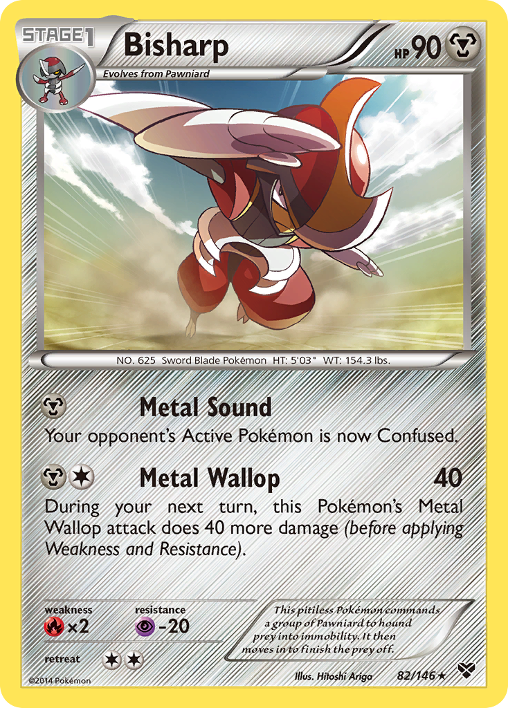 Bisharp (82/146) [XY: Base Set] Reverse Holofoil