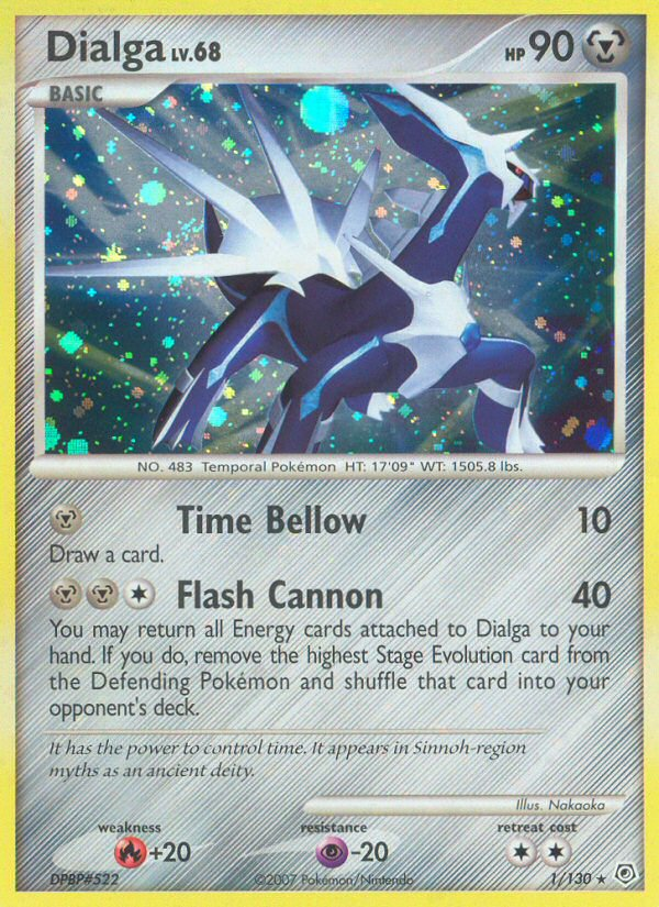 Dialga (1/130) [Diamond & Pearl: Base Set] Reverse Holofoil