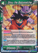 Ginyu the Bodysnatcher (BT10-077) [Rise of the Unison Warrior] Parallel Foil