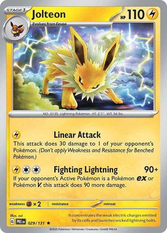 Jolteon (029/131) [Scarlet & Violet: Prismatic Evolutions] Reverse Holofoil