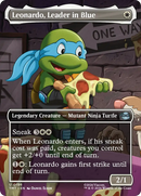 Leonardo, Leader in Blue (Borderless) [Teenage Mutant Ninja Turtles] Foil