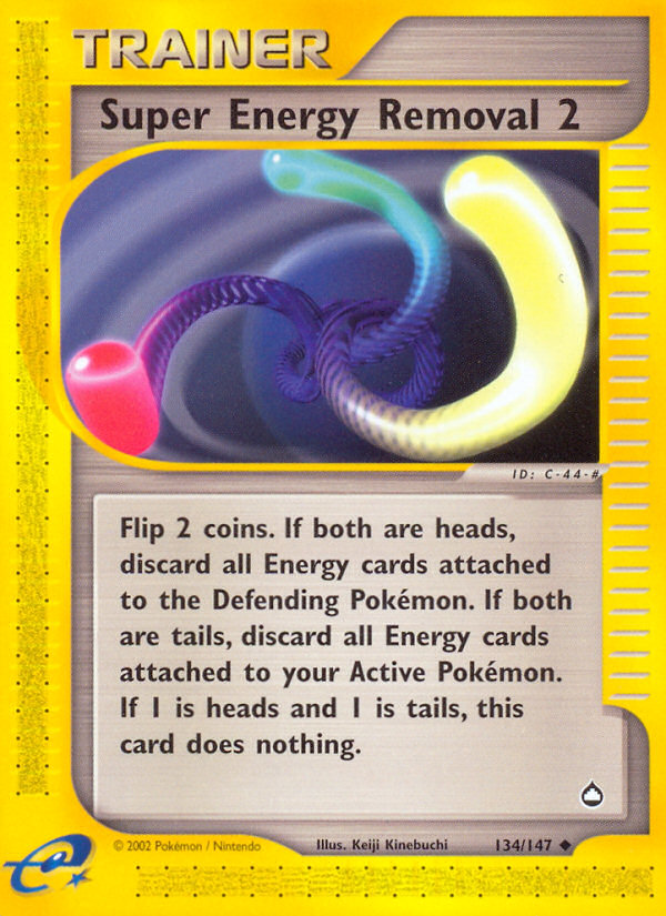 Super Energy Removal 2 (134/147) [Aquapolis] Reverse Holofoil