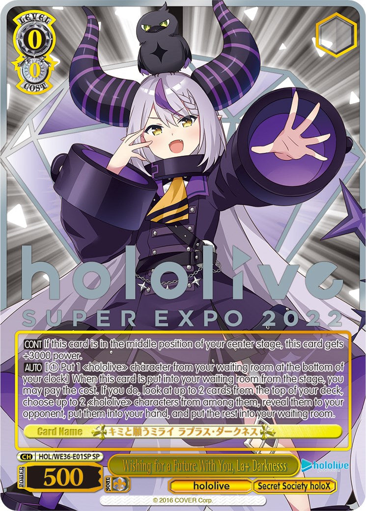 Wishing for a Future With You, La+ Darknesss (Foil) [hololive production Premium Booster]