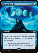 Lunar Insight (Extended Art) [Foundations] Foil
